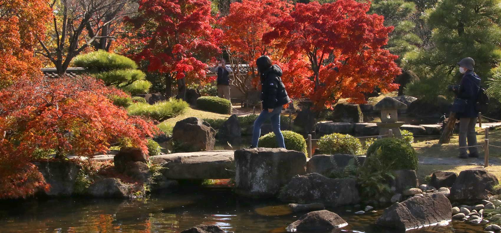 Himeji-Kokoen Gardens, One-Slab Stone Bridge