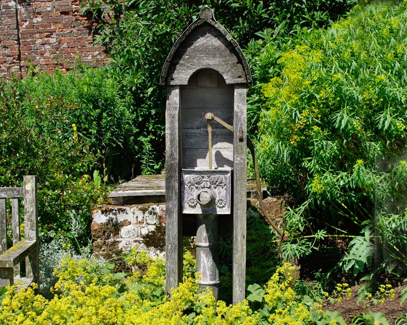 Water pump from days gone by, Parham House