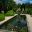 The fountain in the centre of the white garden at Losely Park