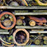 All insects welcome in the Insect Hotel - Beth Chatto Gardens