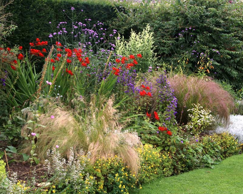 Summer borders in the Secret Garden - Sudeley Castle