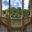 Balcony overlooking river in Italian Renaissance Garden - Hamilton Gardens NZ