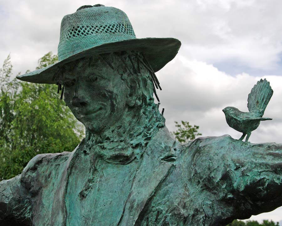 The Strawman by Lloyd Le Blanc in the Kitchen Garden, Hamilton Garden