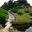 Korakuen Gardens - bridge and path to Yuishinzan Hill