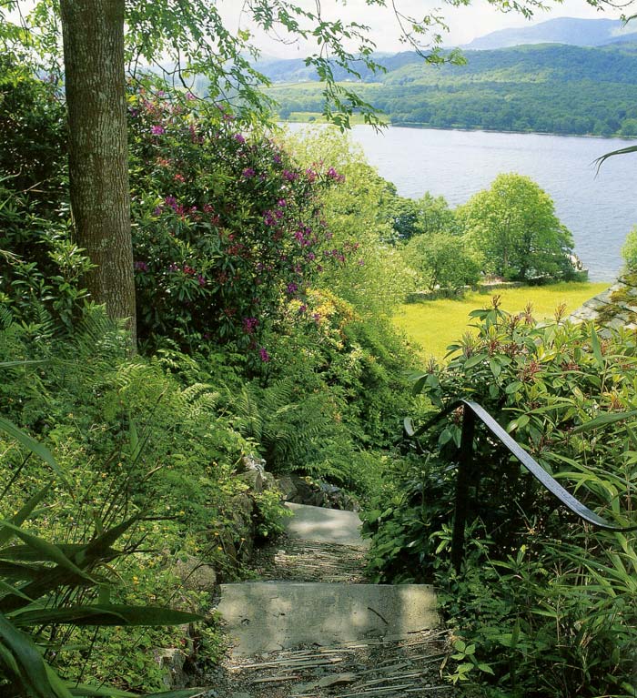 Garden steps - image supplied by Brantwood Gardens