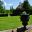 Sissinghurst Castle - view from Tower Lawn to the Orchard