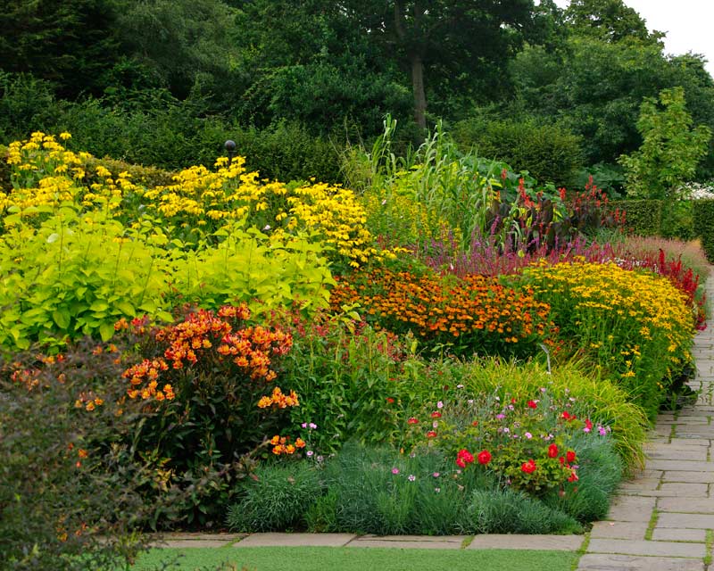 Mixed borders at Wisley