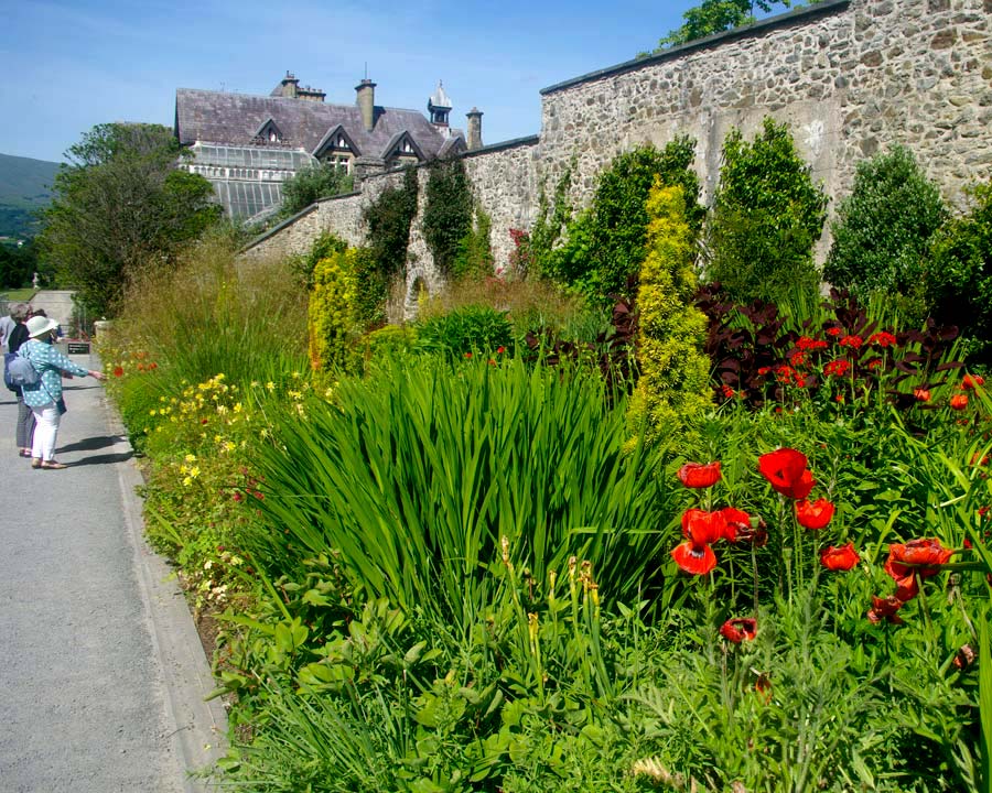 Bodnant Gardens, Conwy, North Wales - East Garden Summer Border