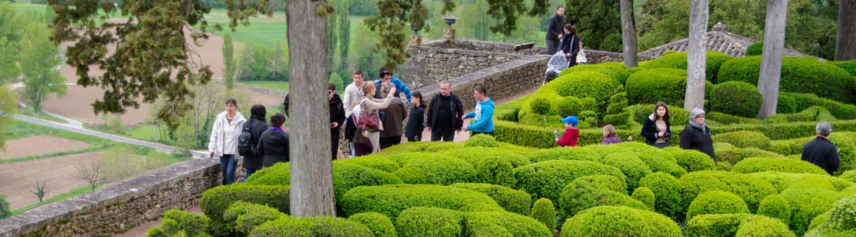 Marqueyssac - popular with tourists