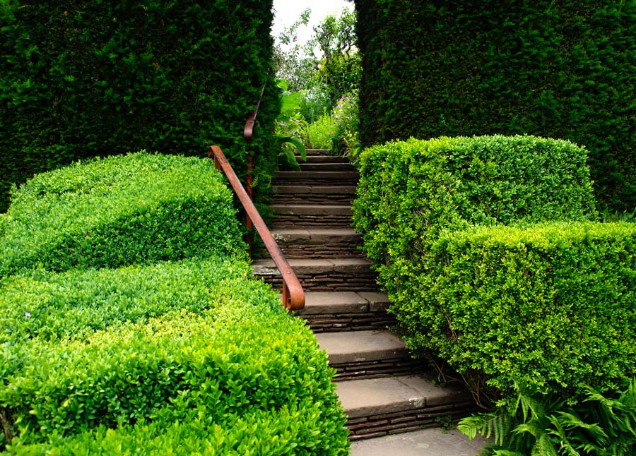 Great Dixter - steps from Orchard Garden in the High Garden