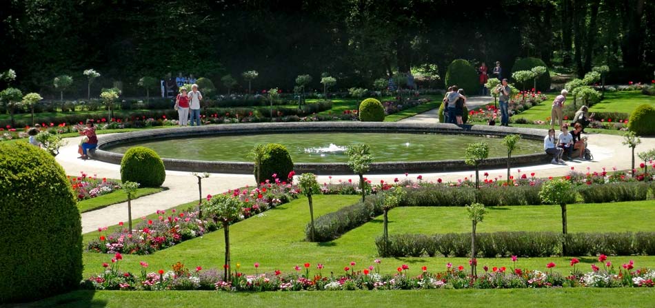 Catherine de Medici's garden Chateau de Chenonceau