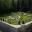 A view of the Catherine de Medici garden from the Chateau de Chenonceau