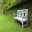 white bench - Les Jardins du Manoir d'Eyrignac