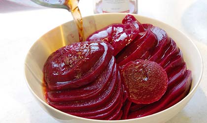 Preparing Beetroot